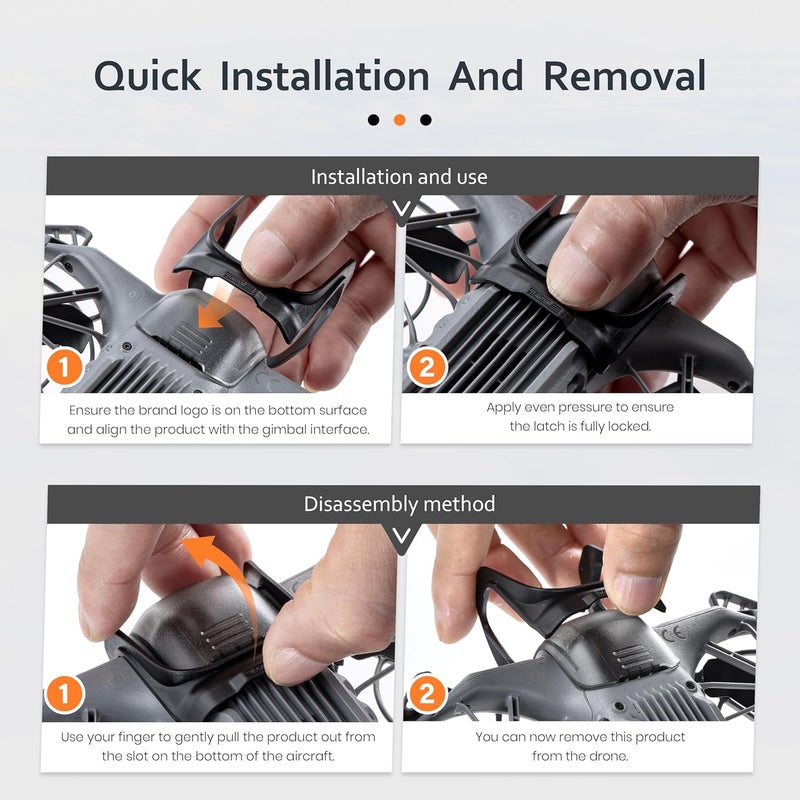 STARTRC Gimbal Bumper Guard for DJI Neo 2 Accessories, ABS Anti-Collision Protection Guard Bar for DJI Neo 2 Drone Camera - Image 5